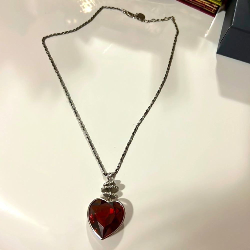 Red Heart Necklace